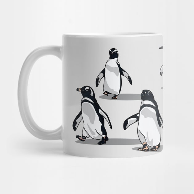 Penguin Pals: 3D-Inspired Vector Art by Fun Funky Designs